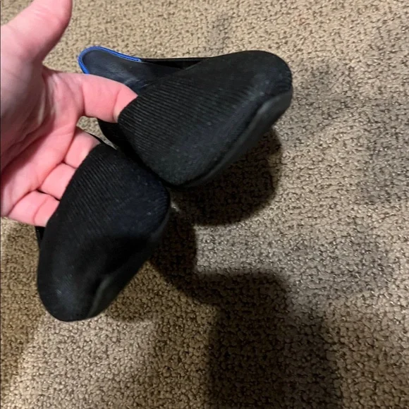 Rothy’s black The point ballet flat shoes 9.5 - Picture 5 of 7